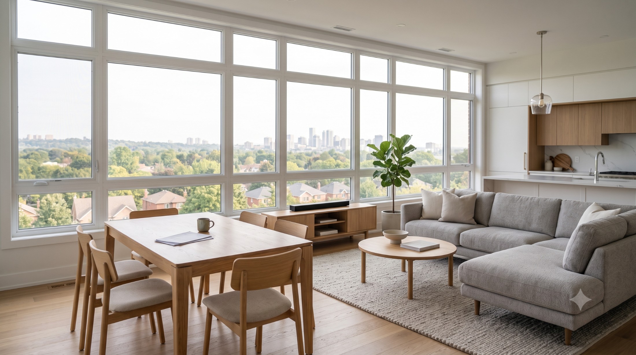 an upscale apartment condo 
