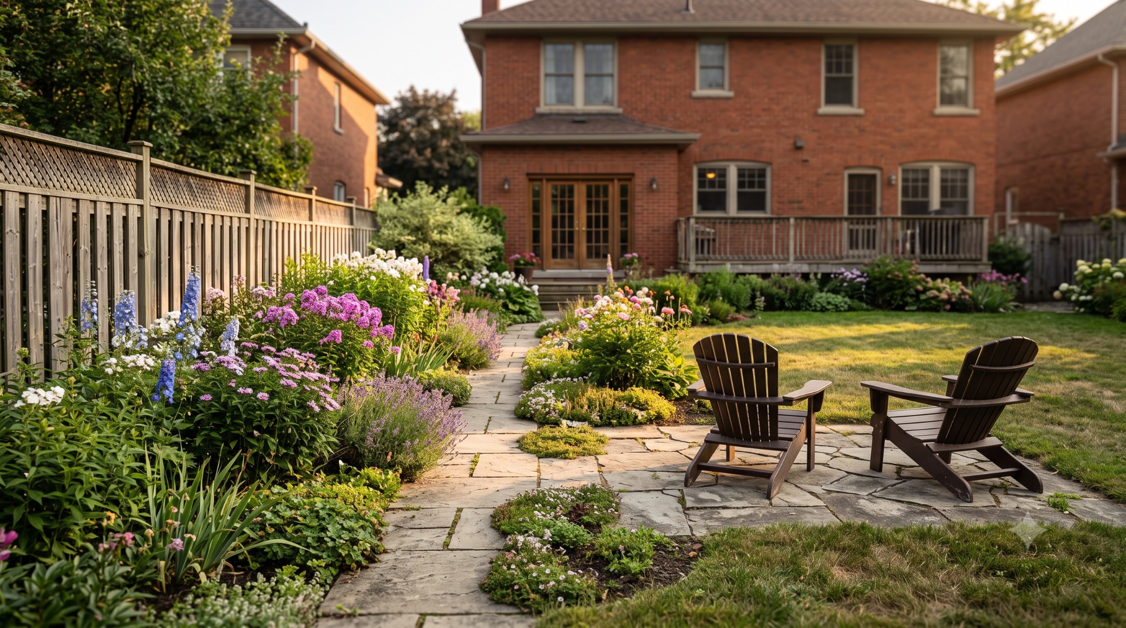 A large house in London that will require upkeep, lawn care and outside work