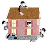 home inspectors checking out a house